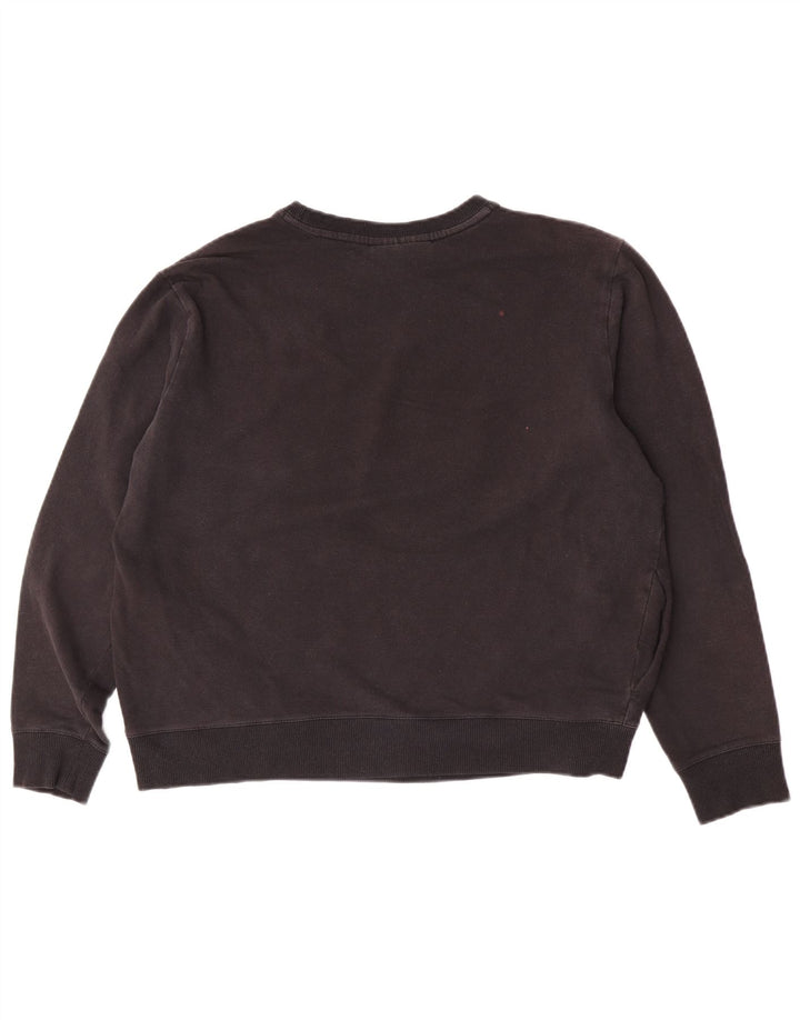 Fila Γυναικείο Φούτερ μεγάλου μεγέθους Jumper UK 16 μεγάλο μαύρο βαμβακερό