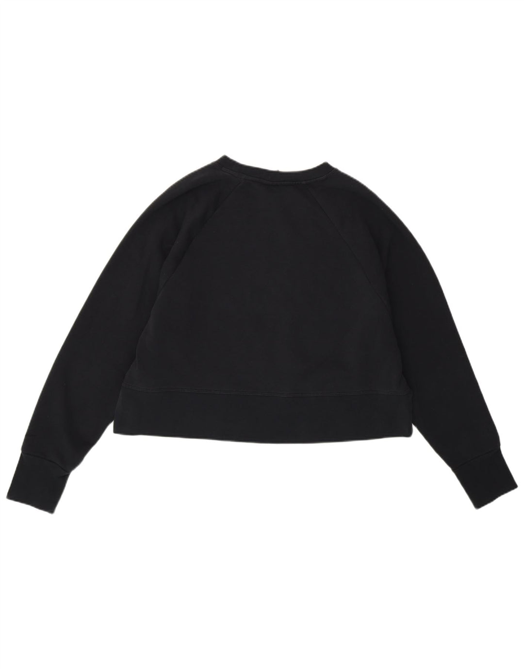 Γυναικείο γραφικό φούτερ NIKE υπερμεγέθη Crop Jumper UK 10 Small Black