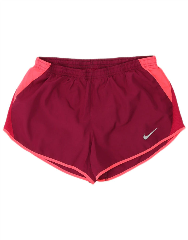Γυναικείο αθλητικό σορτς Nike UK 12 μεσαίου κόκκινου πολυεστέρα