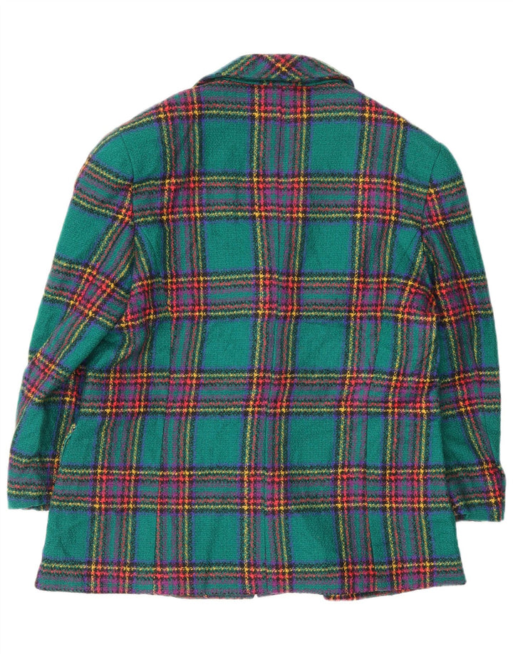 Vintage γυναικείο σακάκι με 3 κουμπιά σακάκι UK 14 μεσαίου πράσινου χρώματος