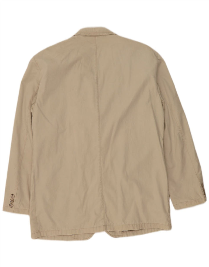 Camel Active Ανδρικό σακάκι σακάκι με 3 κουμπιά UK 40 μεγάλο μπεζ βαμβακερό