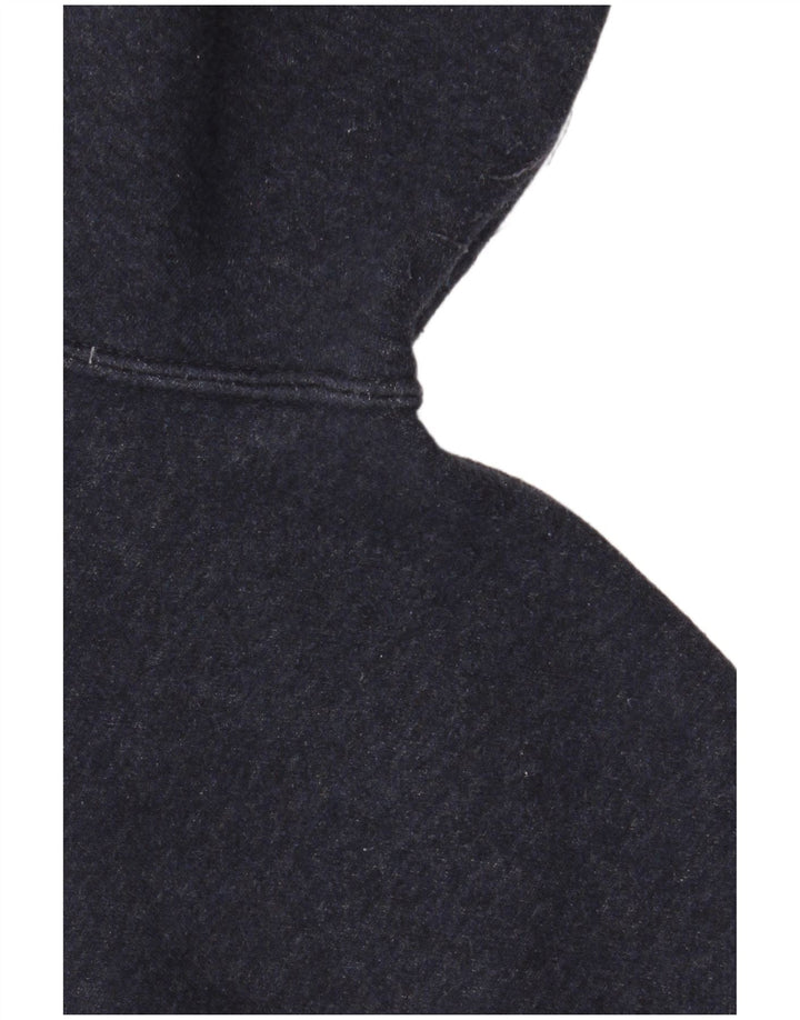 Ανδρικό πουλόβερ NIKE με φερμουάρ με κουκούλα μεσαίου μπλε βαμβακερό