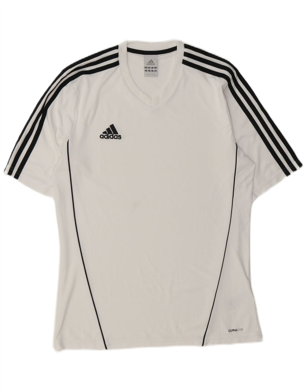 Ανδρικό T-Shirt Climalite Adidas Top Medium White Polyester