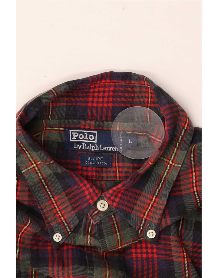 Πόλο Ralph Lauren Ανδρικό πουκάμισο Blaire Flannel Μεγάλο πολύχρωμο καρό