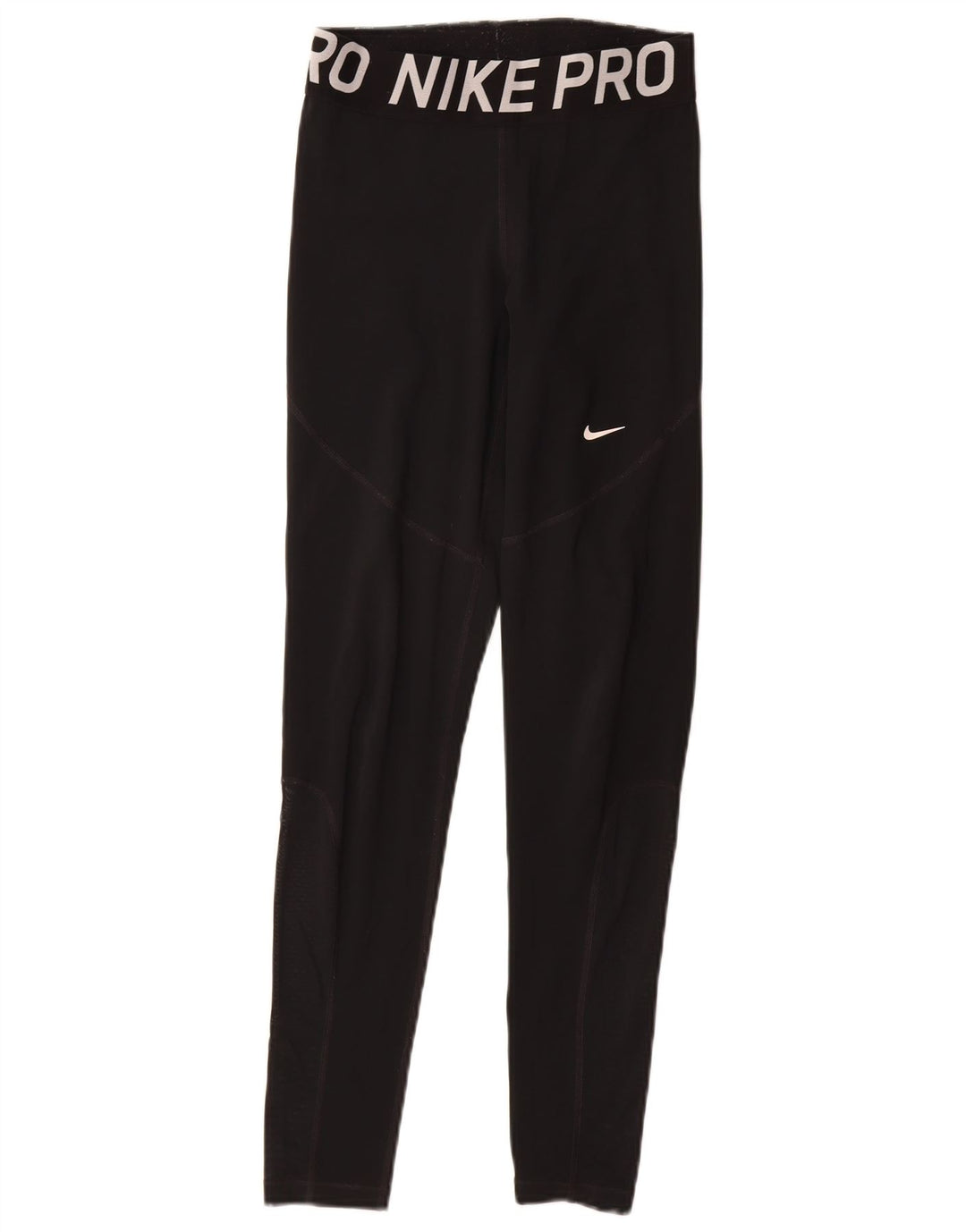 Γυναικεία γραφικά κολάν NIKE Dri Fit UK 12 μεσαίου μαύρου πολυεστέρα