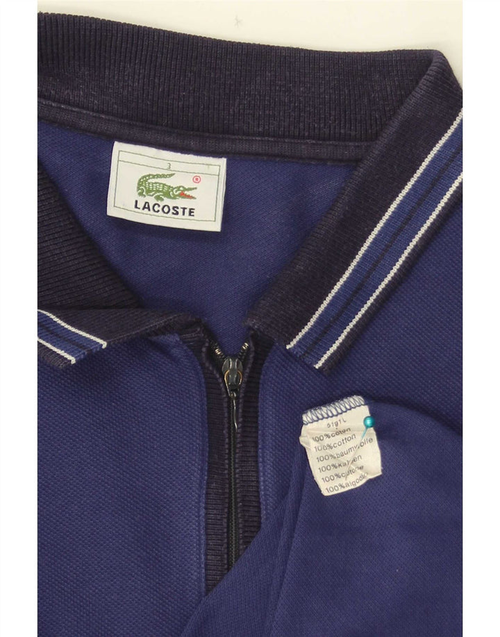 Ανδρικό πουκάμισο πόλο Lacoste, μέγεθος 3, Small Blue Colourblock, βαμβακερό