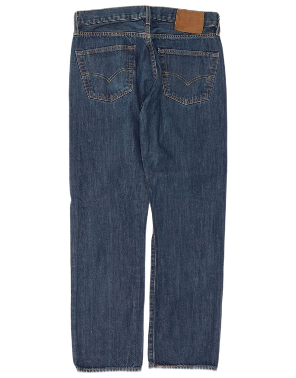 Levi's Mens 501 Straight Jeans W30 L28 Blue Cotton