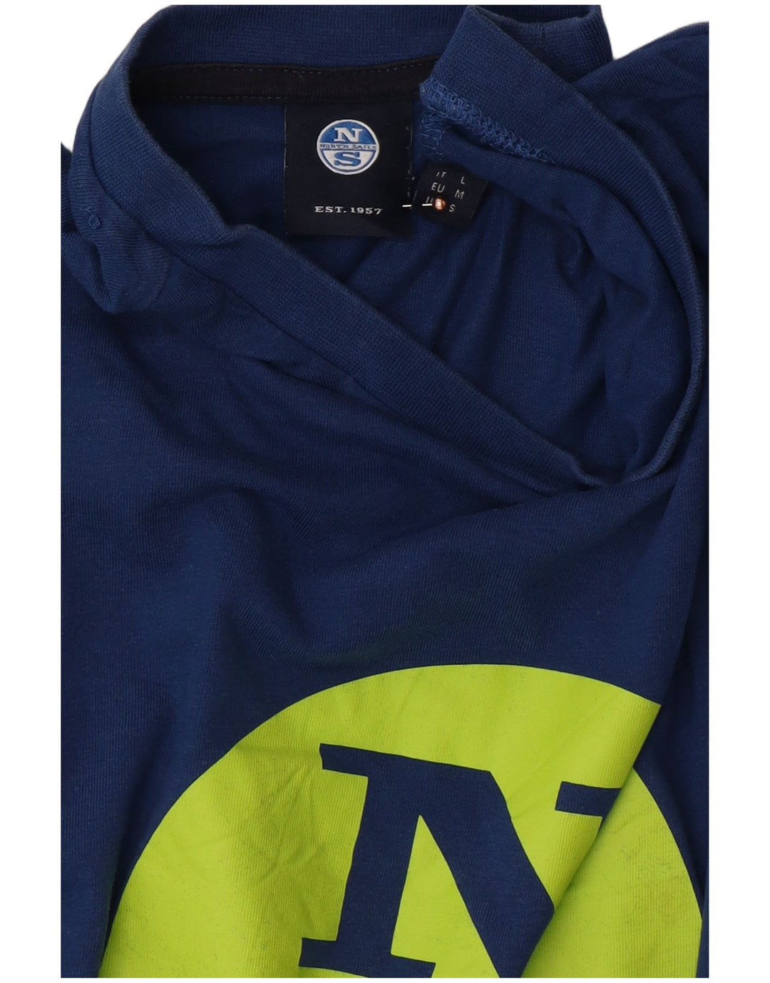 Ανδρικό γραφικό T-shirt North SAILS Μπλουζάκι Μικρό Μπλε