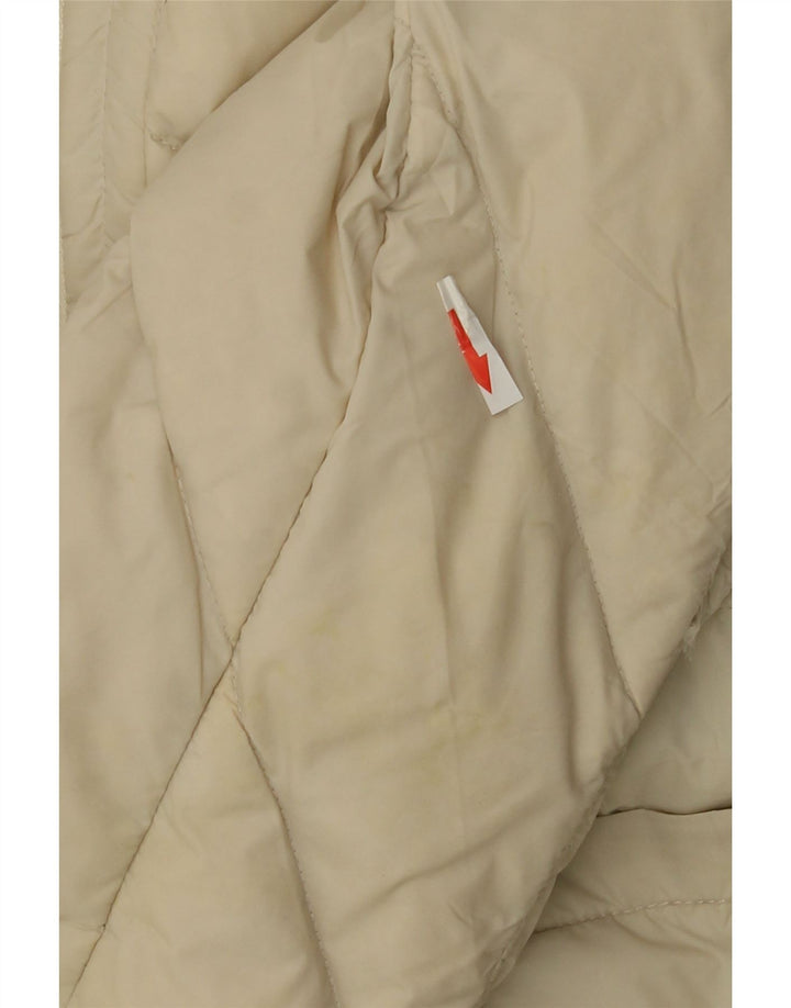 Karen Millen Γυναικείο μπουφάν με κουκούλα UK 12 Medium Off White Polyamide