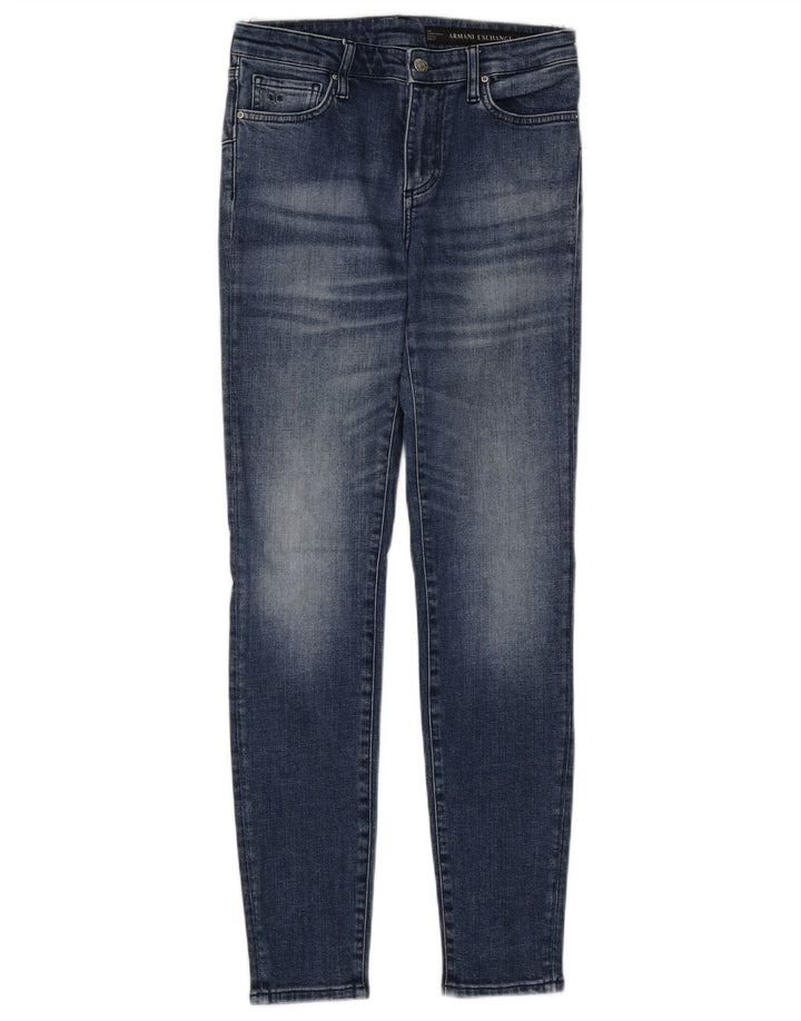 ARMANI EXCHANGE Γυναικείο Lift - Up Super Skinny Jeans W27 L30 Blue Cotton