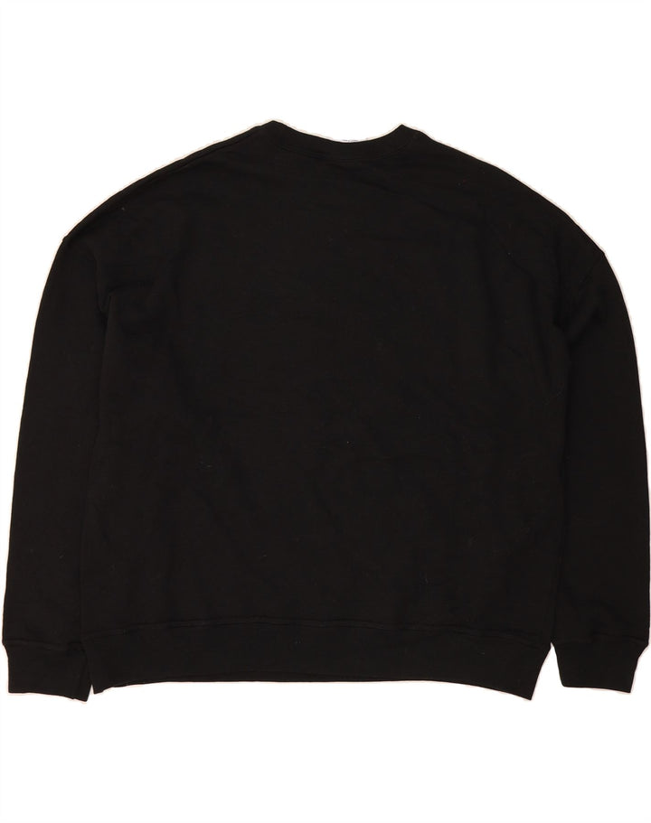 CHAMPION Womens Oversized Graphic Sweatshirt Jumper UK 18 XL Black Vintage Champion and Second-Hand Champion from Messina Hembry 
