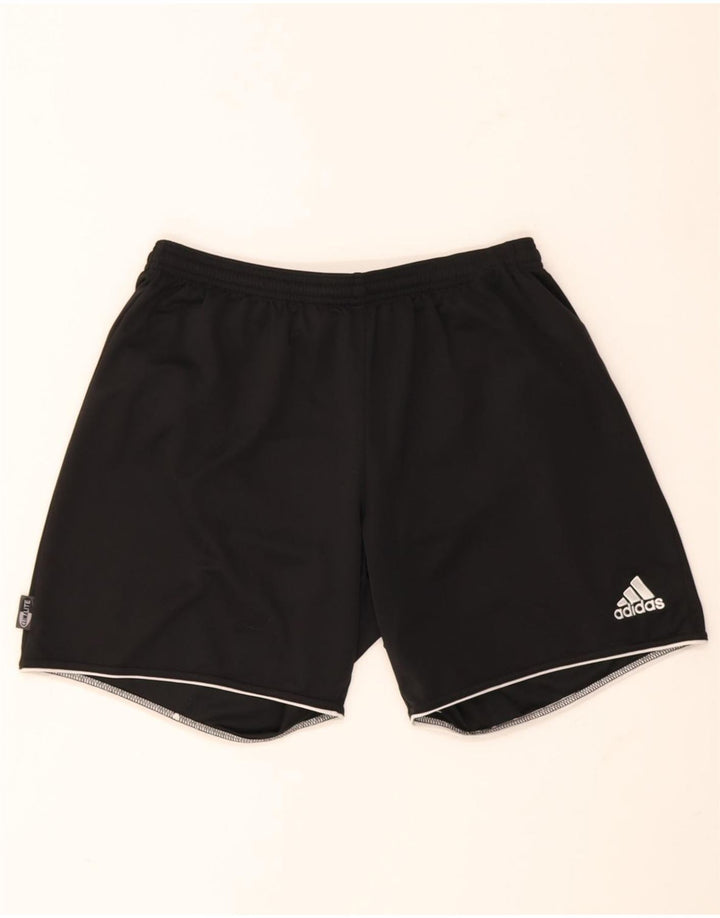 Ανδρικό σορτς Adidas Climalite Sport μεγάλο μαύρο πολυεστέρα