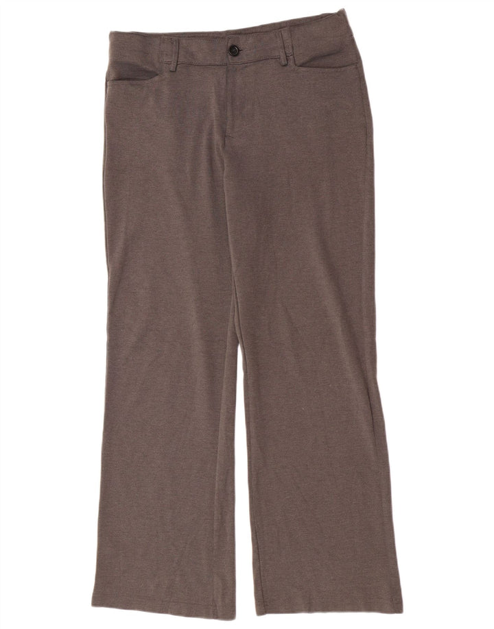 Lee Womens Riders Straight Casual Παντελόνι W34 L31 Grey Polyester