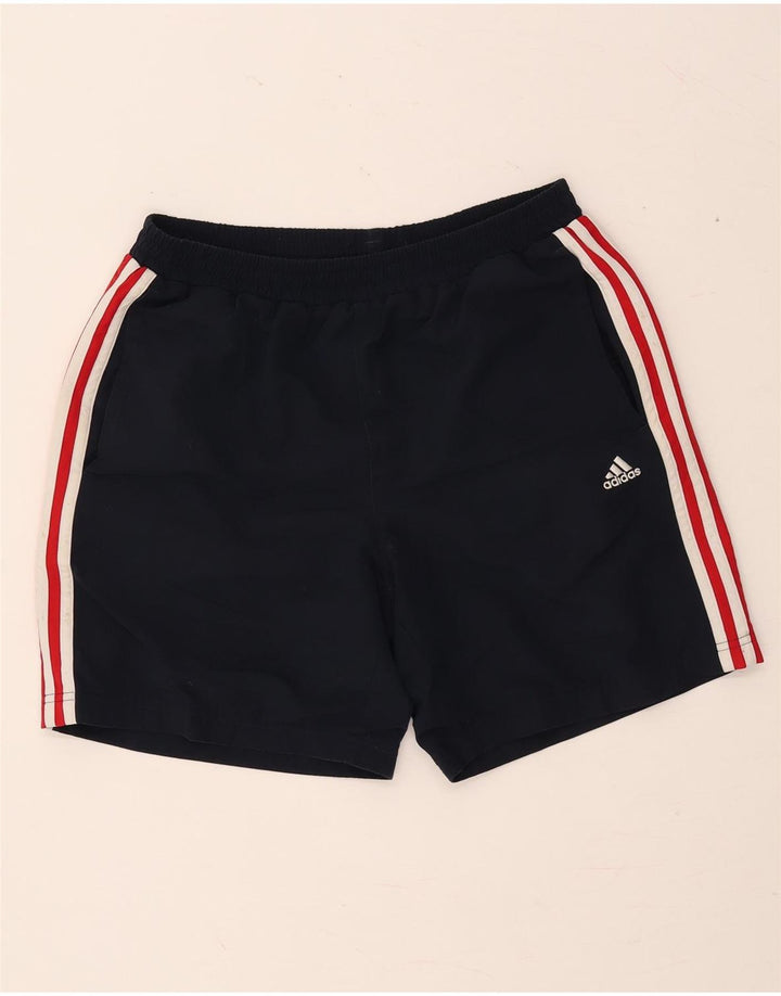 Αθλητικά σορτς ADIDAS για αγόρια 15-16 ετών Navy Blue Colorblock Πολυεστέρας