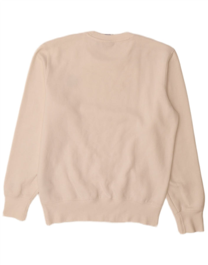 Ανδρικό φούτερ Champion Jumper Μικρό λευκό βαμβακερό
