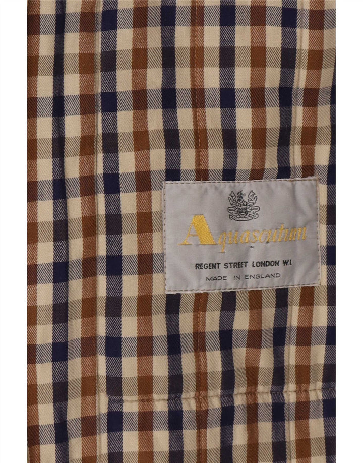 Aquascutum Γυναικείο παλτό μεγάλου μεγέθους UK 16 Large Beige Polyester