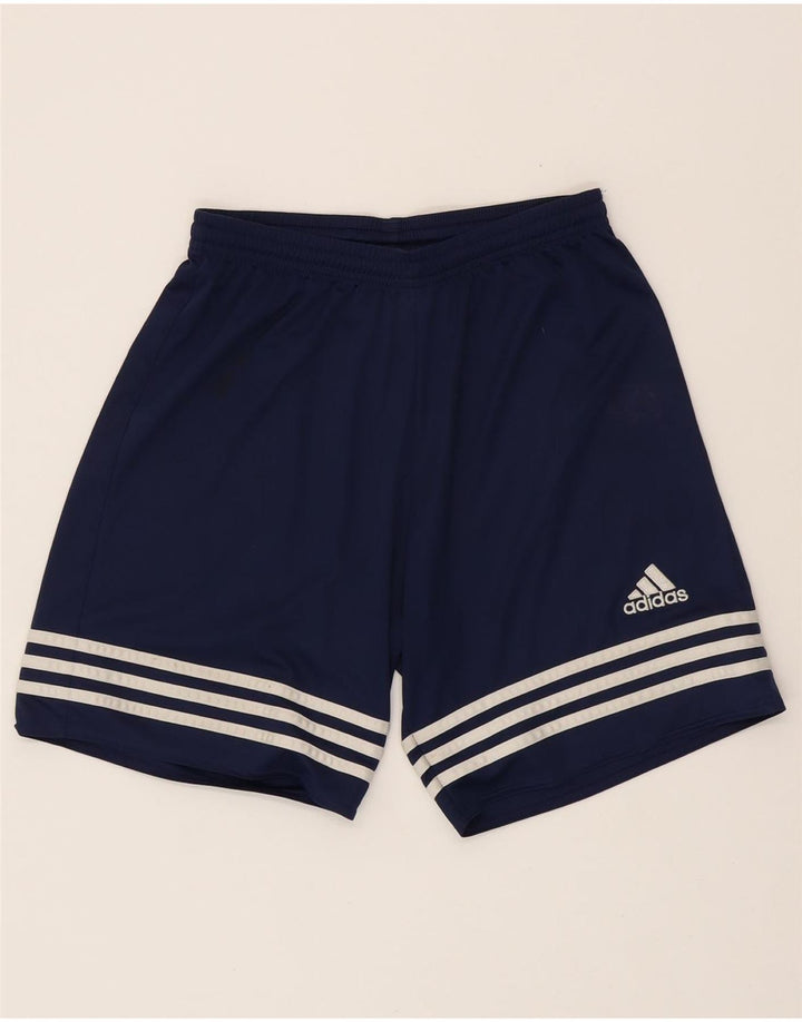 ADIDAS Mens Climalite Sport Shorts Small Navy Blue Polyester Vintage Adidas and Second-Hand Adidas from Messina Hembry 