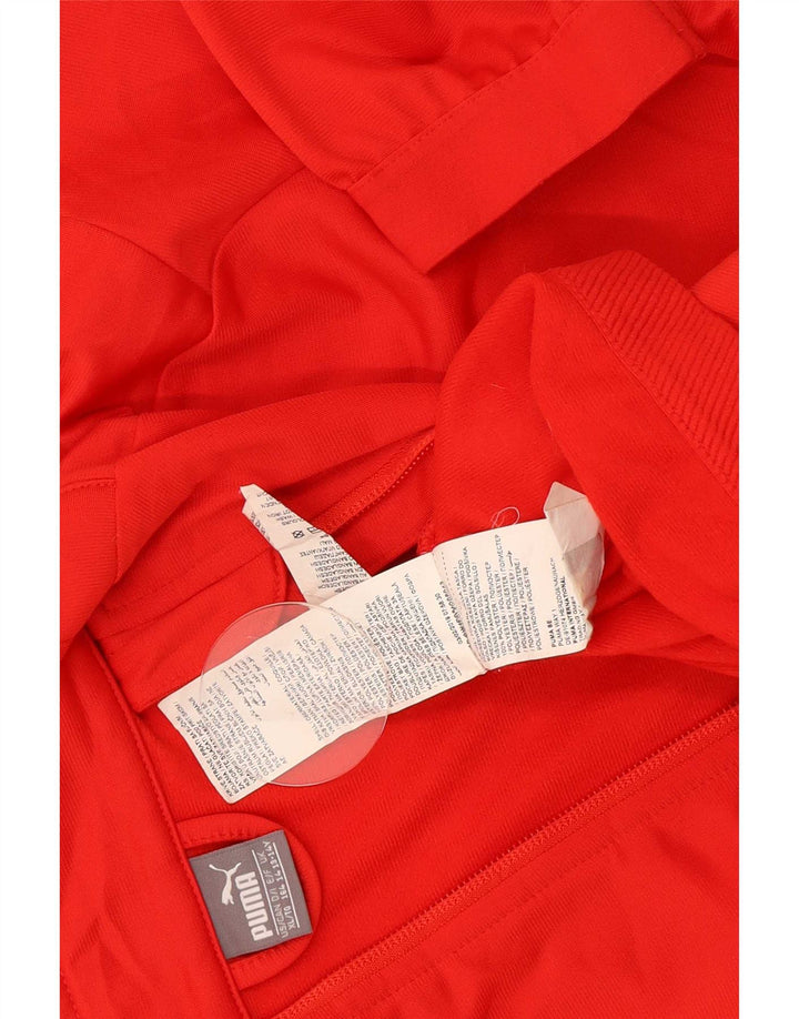 Puma Boys αθλητική φόρμα Top Jacket 13-14 Years Red Polyester