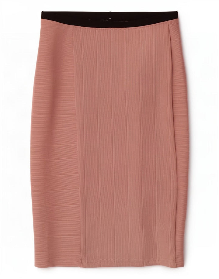 Zara Γυναικεία Pencil Φούστα W26 Small Pink Colourblock