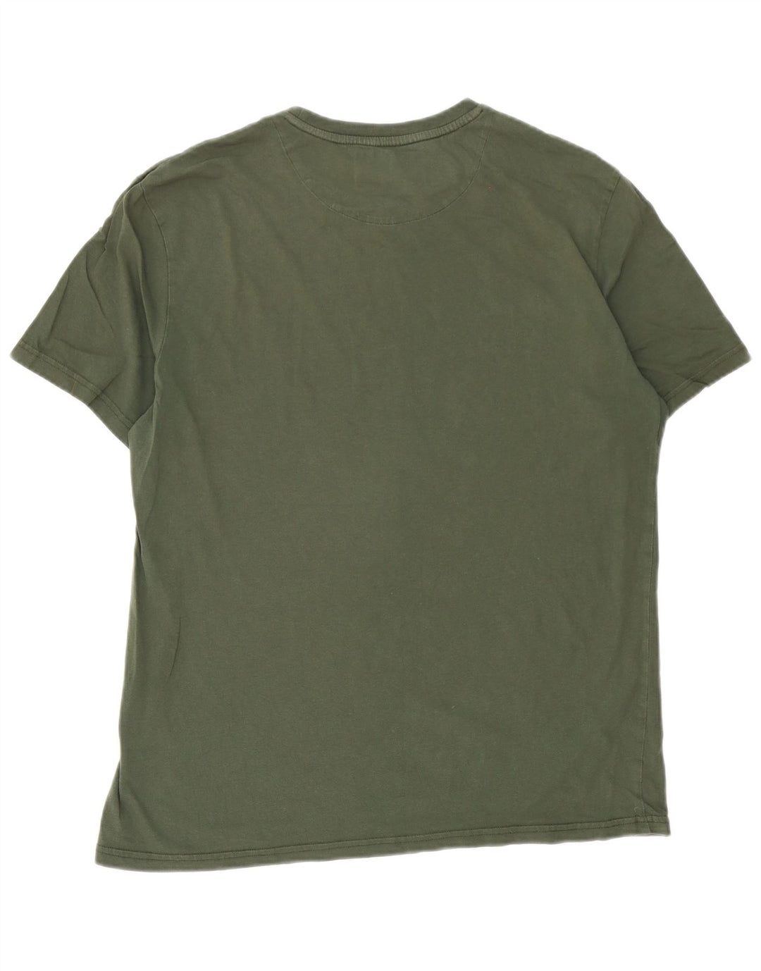 Ανδρικό T-Shirt Lyle & Scott Top XL Khaki Cotton