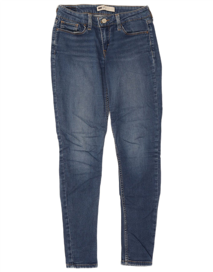 Γυναικείο Skinny Jeans Levi's W27 L30 Blue Cotton