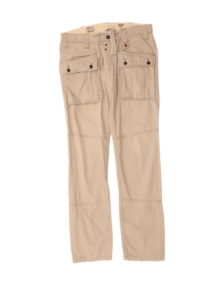Ανδρικό παντελόνι Levi's Straight Cargo W33 L34 Μπεζ βαμβακερό