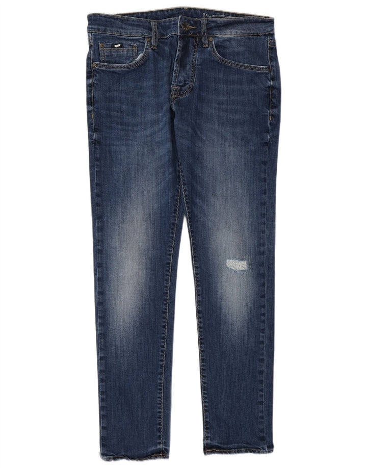 Ανδρικό τζιν Gap Distressed Slim W32 L32 Μπλε βαμβακερό