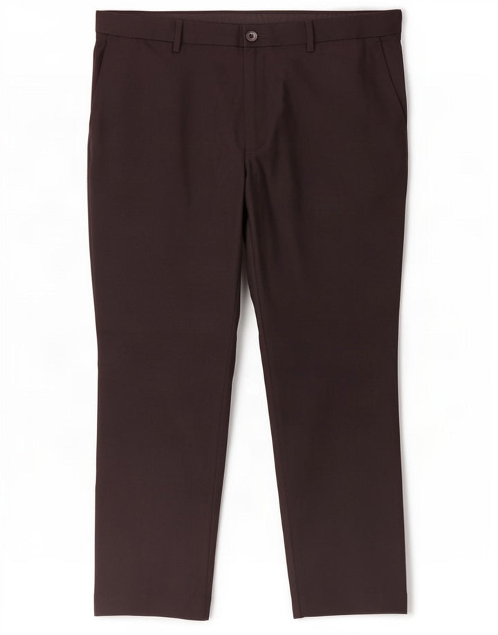 Marks & Spencer Ανδρικό Slim παντελόνι Chino W40 L29 Μαύρο Πολυεστέρας