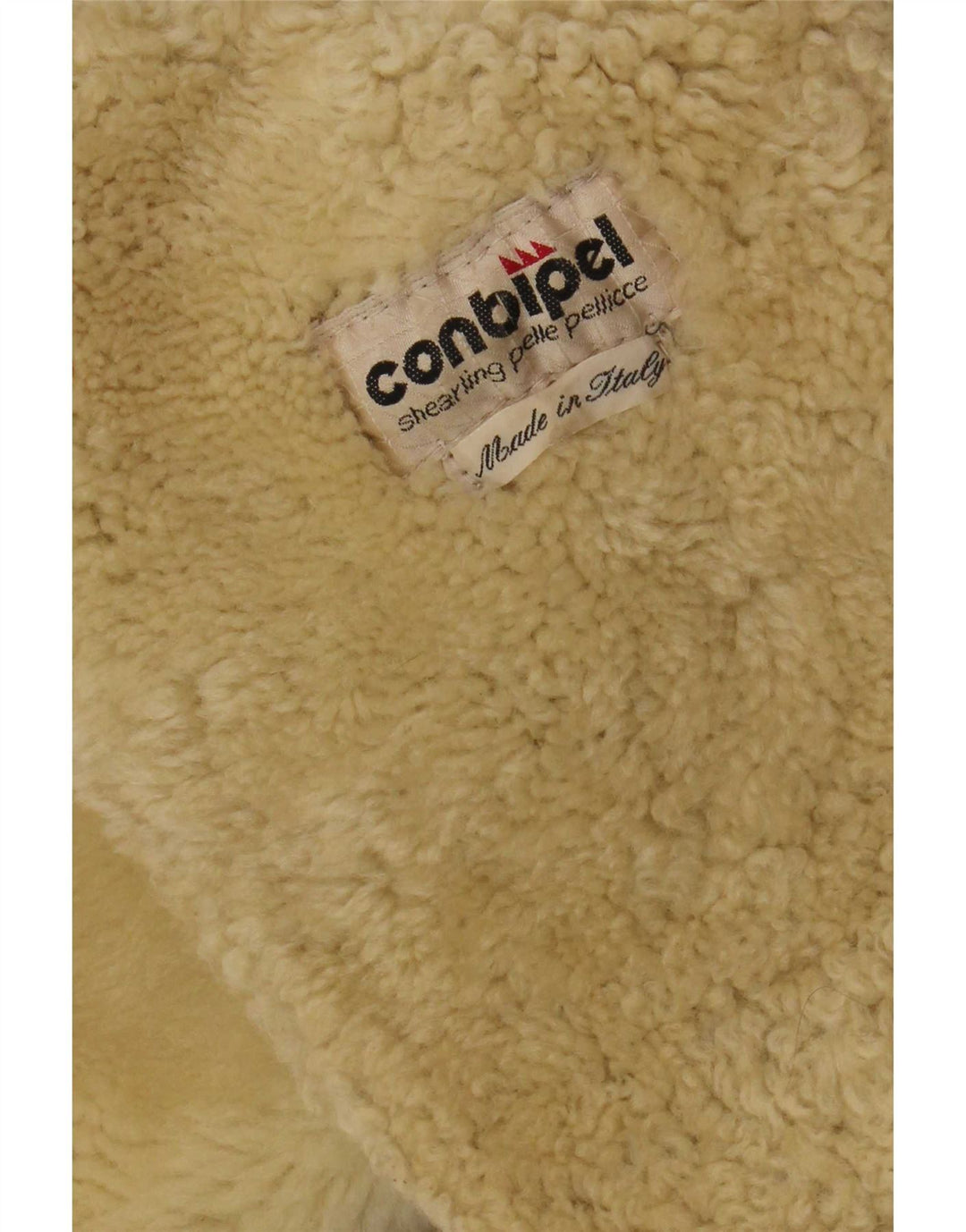 Conbipel Γυναικείο Μπουφάν Shearling UK 16 Large Beige