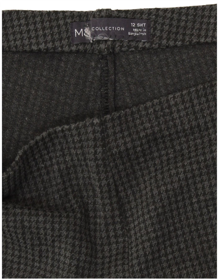 Marks & Spencer Γυναικείο Cropped Παντελόνι UK 12 Medium W30 L26 Grey