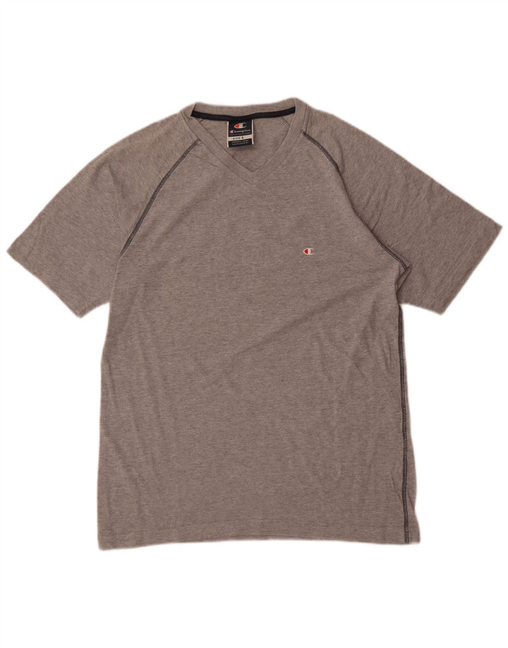 Ανδρικό μπλουζάκι Champion Top Large Grey Flecked Cotton