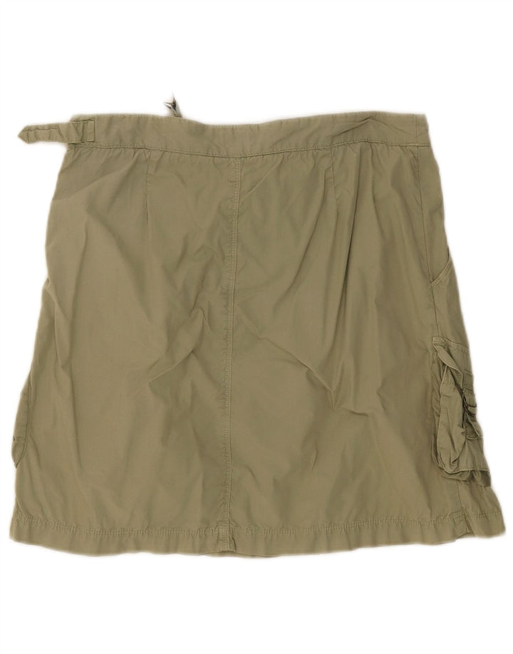 Γυναικεία Μίνι Φούστα Cargo WOOLRICH W29 Μεσαίο Χακί Βαμβακερό
