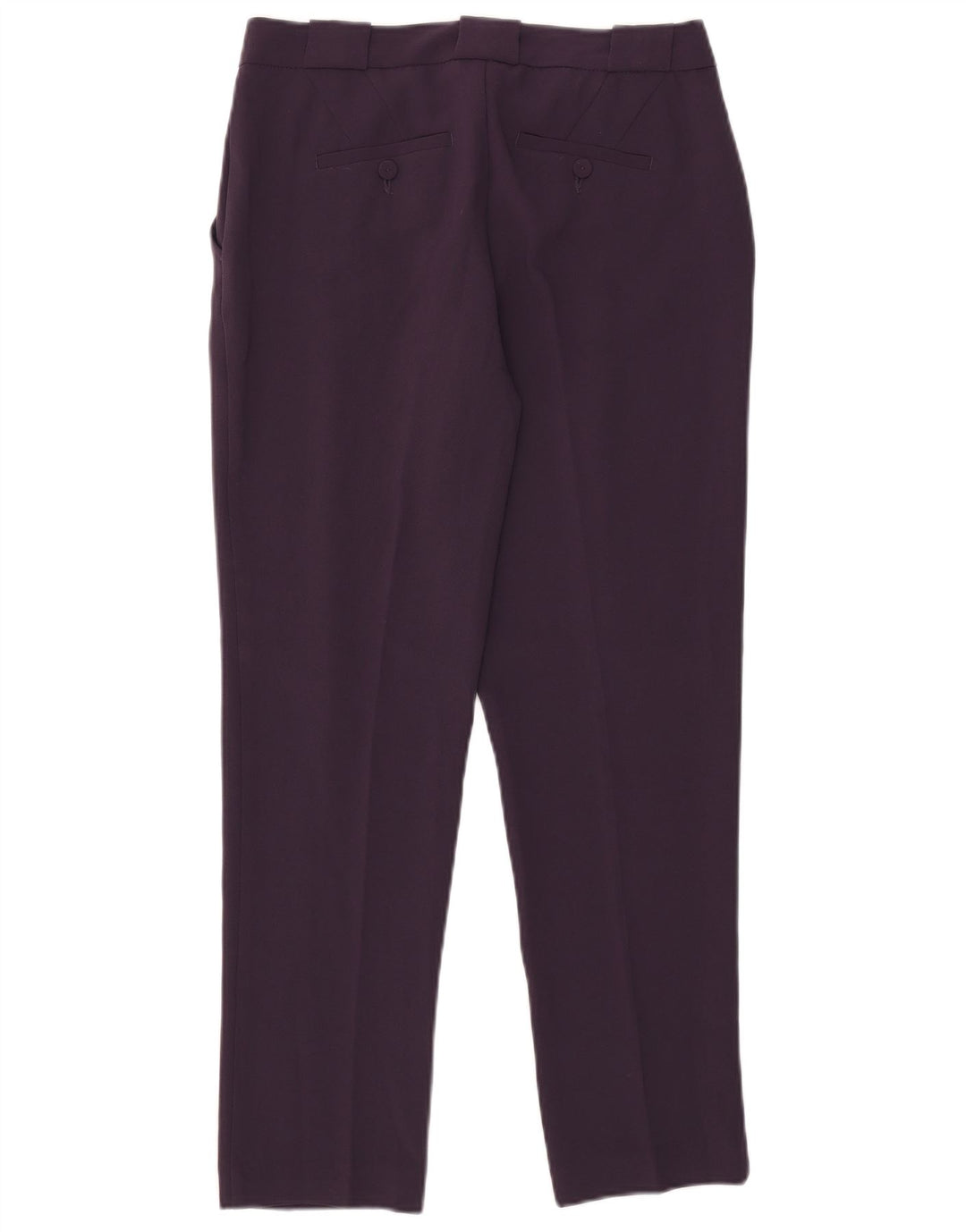 Benetton Γυναικείο Slim παντελόνι Chino IT 42 Medium W30 L28 Purple Polyester