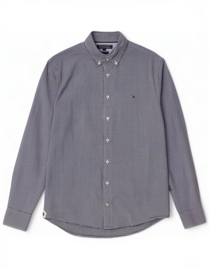 Ανδρικό πουκάμισο Tommy Hilfiger Μικρό Navy Blue Gingham Cotton
