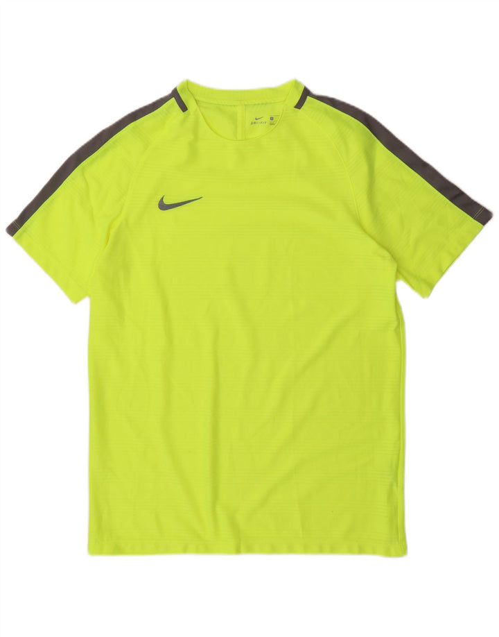 Ανδρικό μπλουζάκι Nike Dri Fit Top Large Green Colourblock Πολυεστέρας