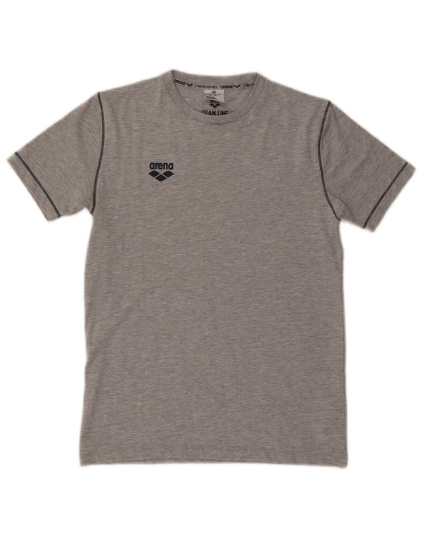 ARENA Boys T-Shirt Top 14-15 Years Grey Cotton