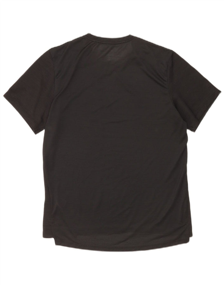 Ανδρικό μπλουζάκι Nike Dri Fit Τοπ μεσαίου μαύρου πολυεστέρα