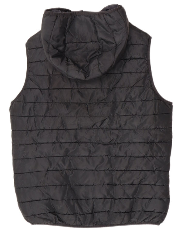Jack & Jones Ανδρική κουκούλα με επένδυση Gilet UK 40 Μεγάλος Μαύρος Πολυεστέρας