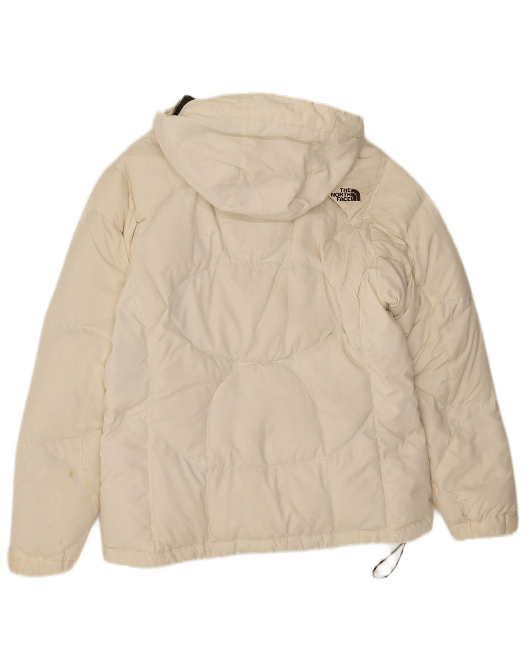 The North Face γυναικείο μπουφάν με κουκούλα UK 14 Medium White Nylon
