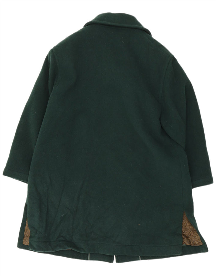 Vintage Ανδρικό παλτό Duffle UK 40 Large Green
