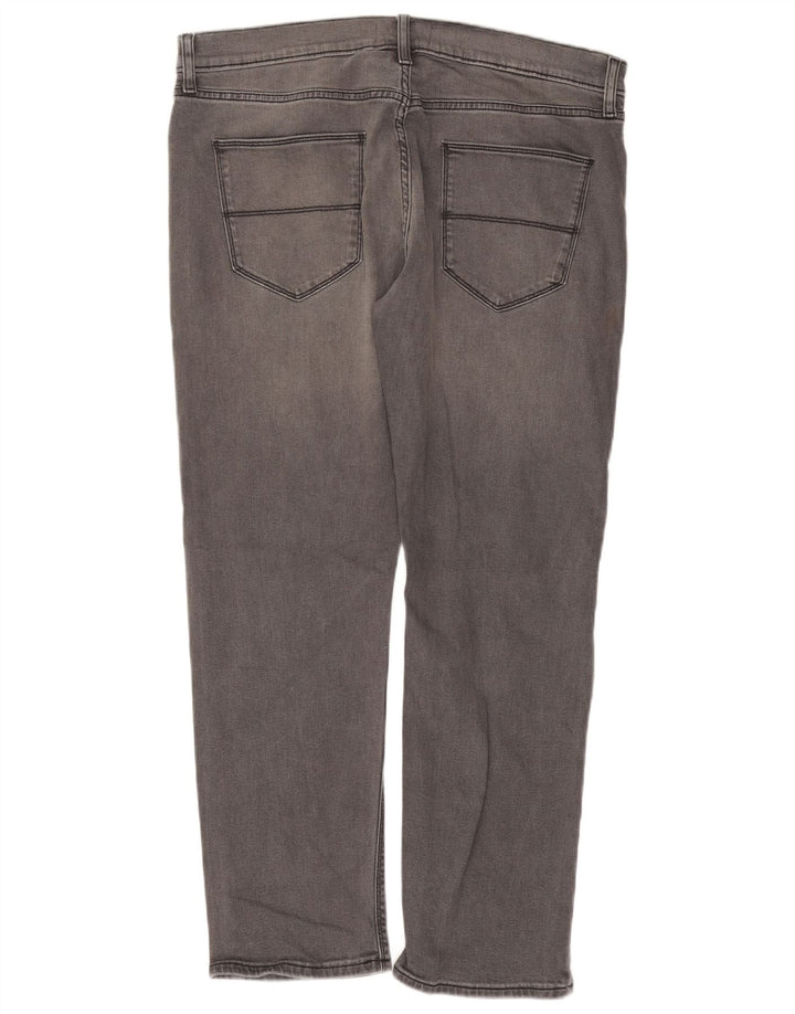 Marks & Spencer Ανδρικό Slim Jeans W36 L29 Γκρι βαμβακερό