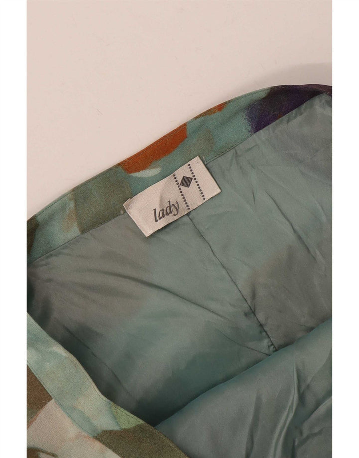 Vintage Γυναικεία Wrap Φούστα W34 Μεγάλη πολύχρωμη Floral
