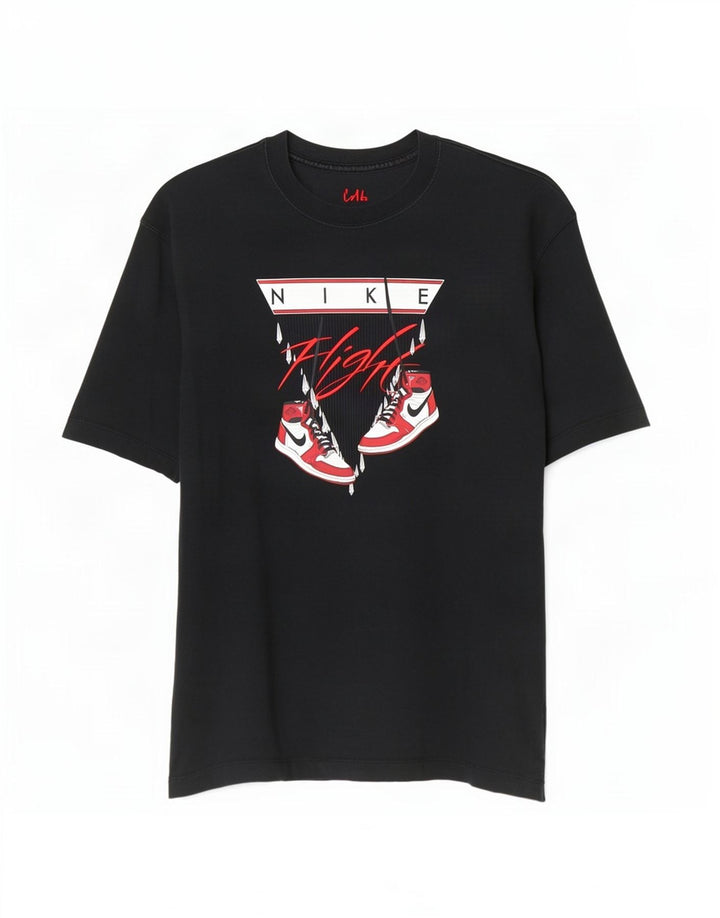 Ανδρικό μπλουζάκι Jordan Oversized γραφικό μπλουζάκι, μικρό μαύρο βαμβακερό