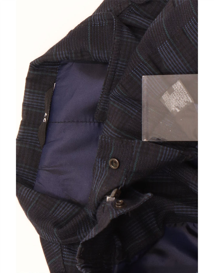 Ανδρικό μπουφάν Trevira Military Bomber UK 44 2XL Navy Blue Check Polyester