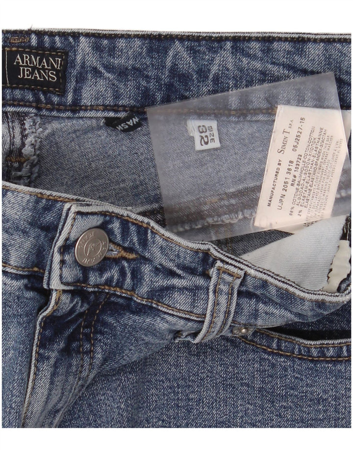 Armani Jeans Ανδρικό Bootcut Jeans W32 L30 Μπλε βαμβακερό