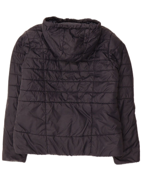 Under Armour Γυναικείο Cold Gear Hooded Jacket UK 16 Large Black Nylon