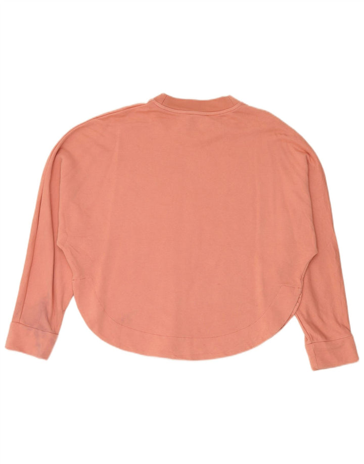 COS Γυναικεία φούτερ Crop Jumper UK 10 Small Pink Cotton
