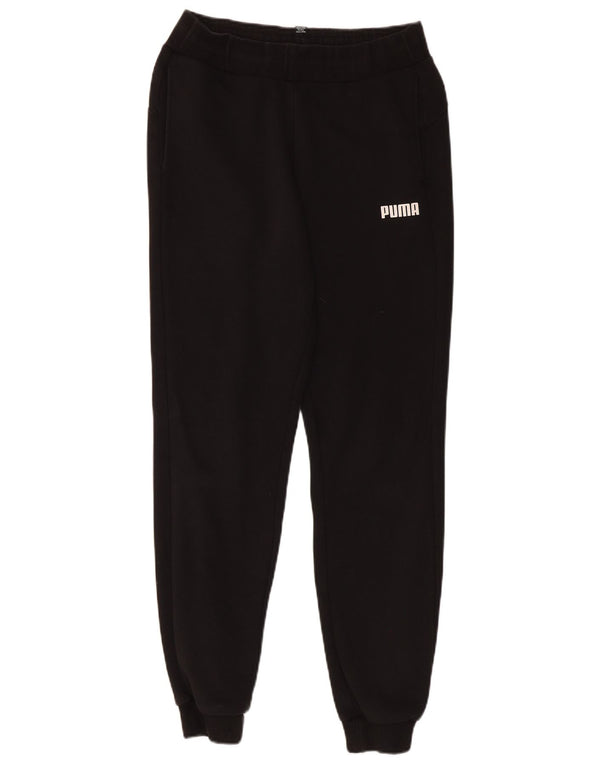 Puma Girls Tracksuit Trousers Joggers 13-14 Years Μαύρο