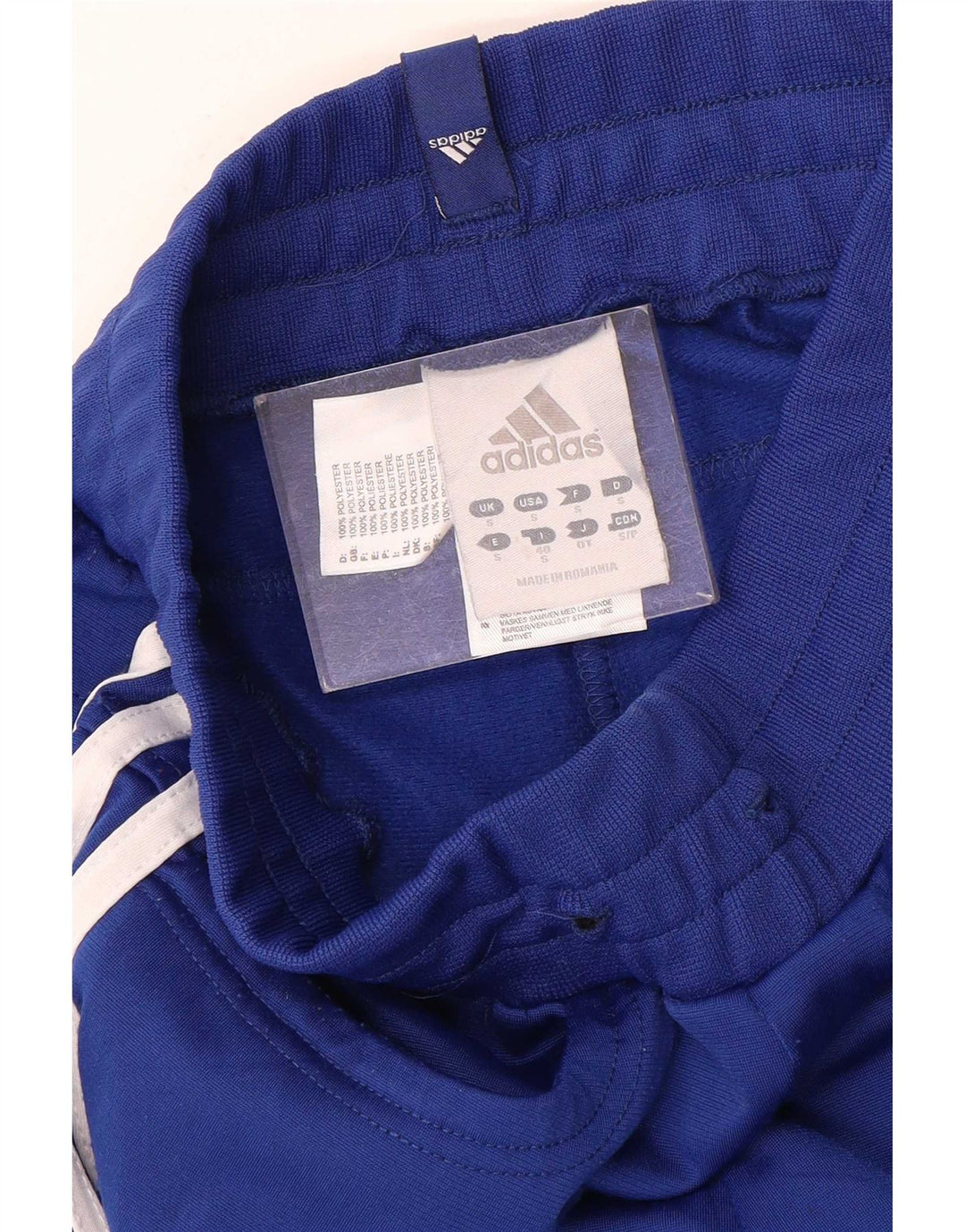 Γυναικεία αθλητική φόρμα Adidas Παντελόνι Joggers UK 8 Small Navy Blue Polyester