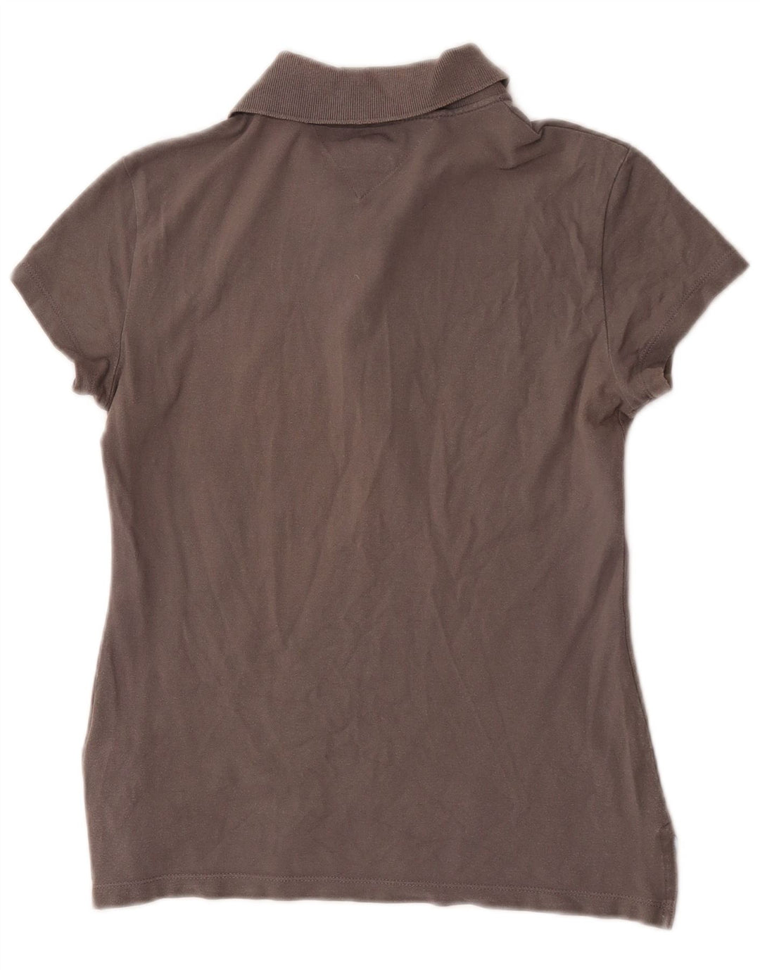 Tommy Hilfiger Γυναικείο πουκάμισο Polo Slim Fit UK 12 μεσαίου γκρι βαμβακερό